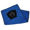 Pet  Dog Bath Towel Microfiber Soft Material Paw Print  Bath Towel