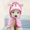 Pet Dog  Drying Bath Pet Towel For Dog Cat Hoodies Puppy Super Absorbent Bathrobes