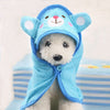 Pet Dog  Drying Bath Pet Towel For Dog Cat Hoodies Puppy Super Absorbent Bathrobes