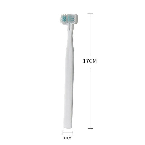 Dog Toothbrush Double Heads Teeth Brushing Cleaner