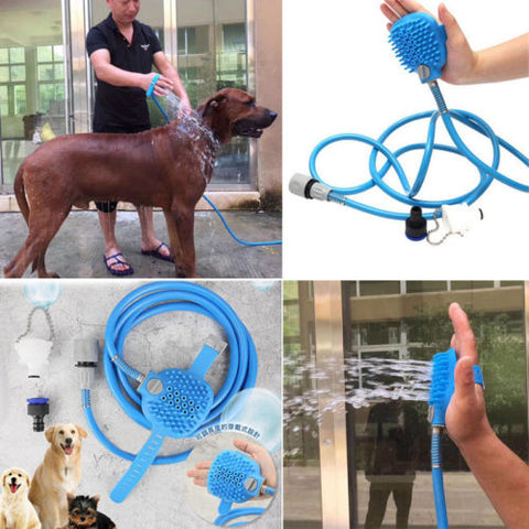 Pet Dog  Bathing Cleaner Shower Cleaning Brush